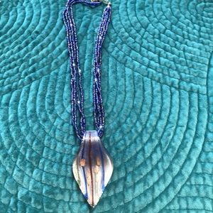 Glass necklace